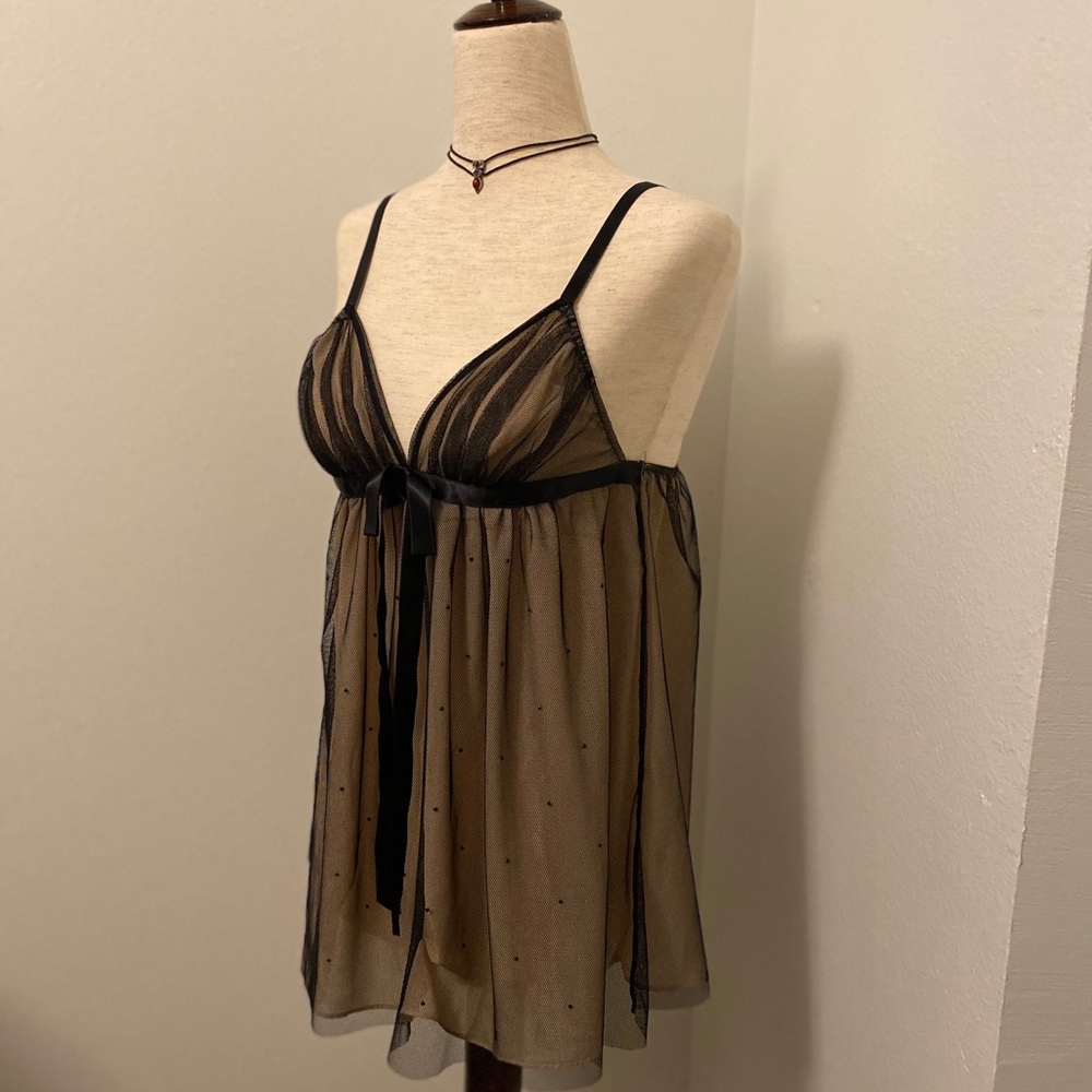 ‼️SALE‼️ Victoria Secret Black Mesh Babydoll